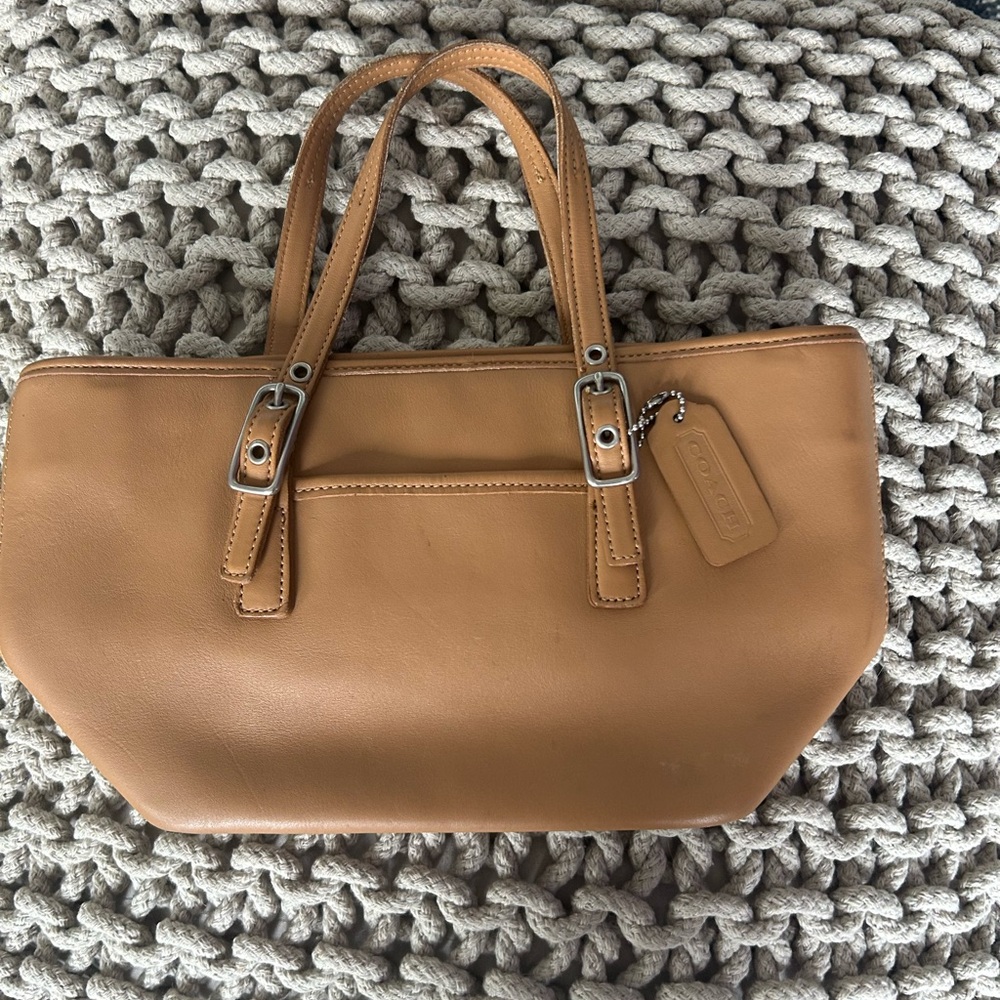 Coach Brown Leather Satchel small